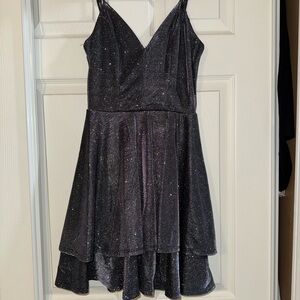 Sparkly Black Womens Dress